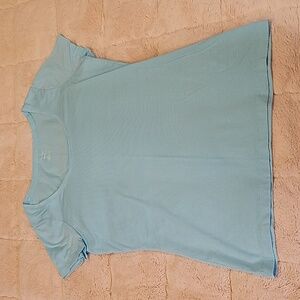 Lands End shaped scoop neck tee